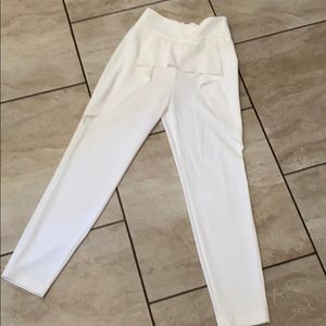 White Bebe dress pants